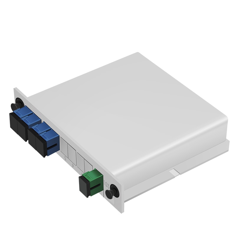 10 pces sc/upc plc 1x4 divisor de fibra óptica caixa 1x4 plc divisor de fibra ftth plc
