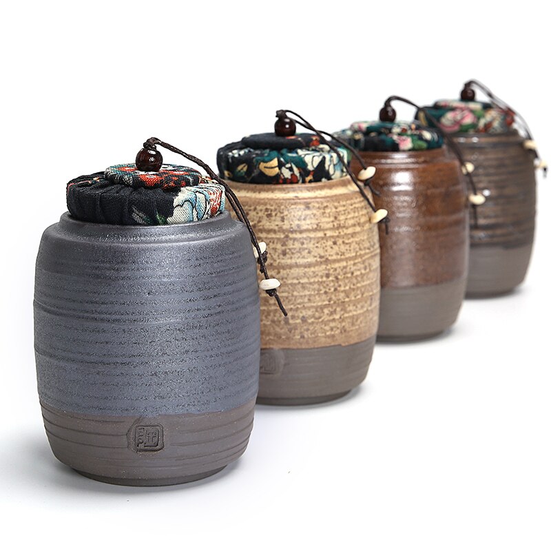 Cajas de almacenamiento de té selladas hechas a mano estilo chino kongfu