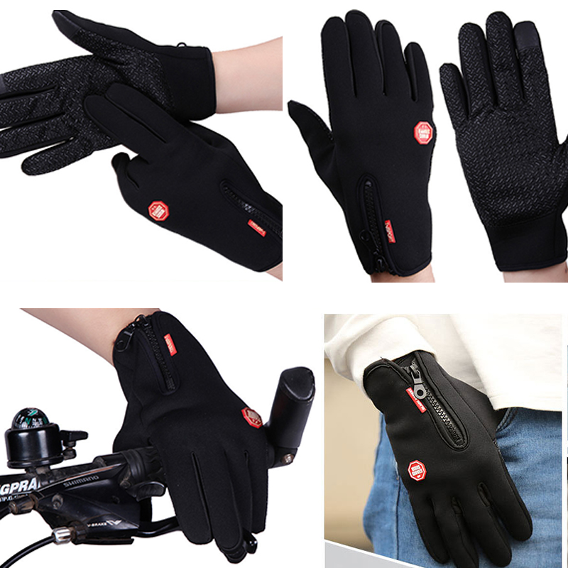 Guantes de motorista resistentes al agua para hombre, guantes antideslizantes para deportes al aire libre, resistentes al agua, para Moto Gant y Motocross