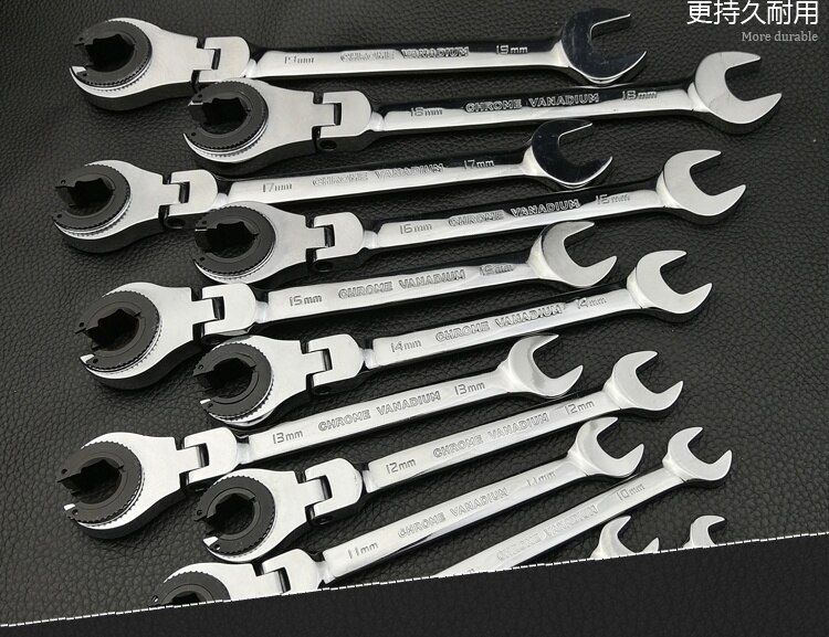 Tubing Flex Head Ratchet Spanner Combination Wrenc... – Grandado