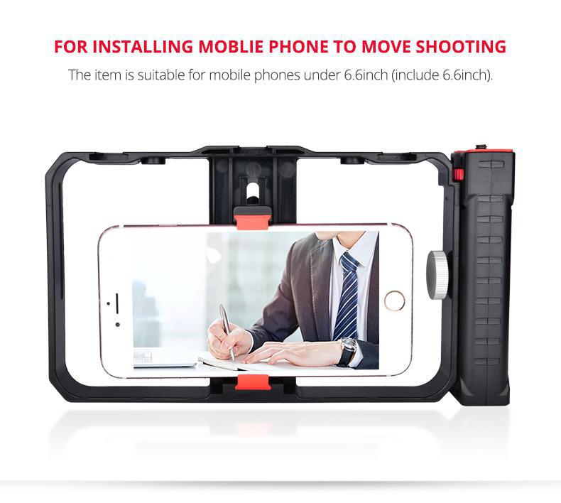 Hand Held Camera Bracket Second Generation Movie Live Video Stabilizer Mobile Phone Camera Cage Stand