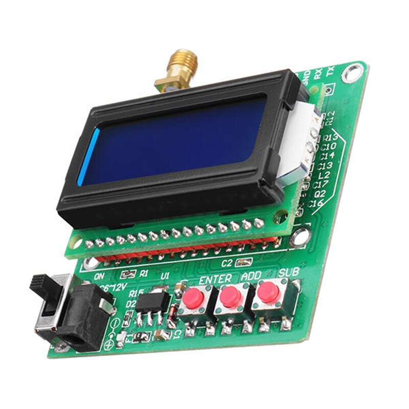 Accurate Power Meter Digital LCD RF Power Meter -75-16 DBm 1-600MHz Radio Frequency Attenuation Value AT Attenuation DB Module