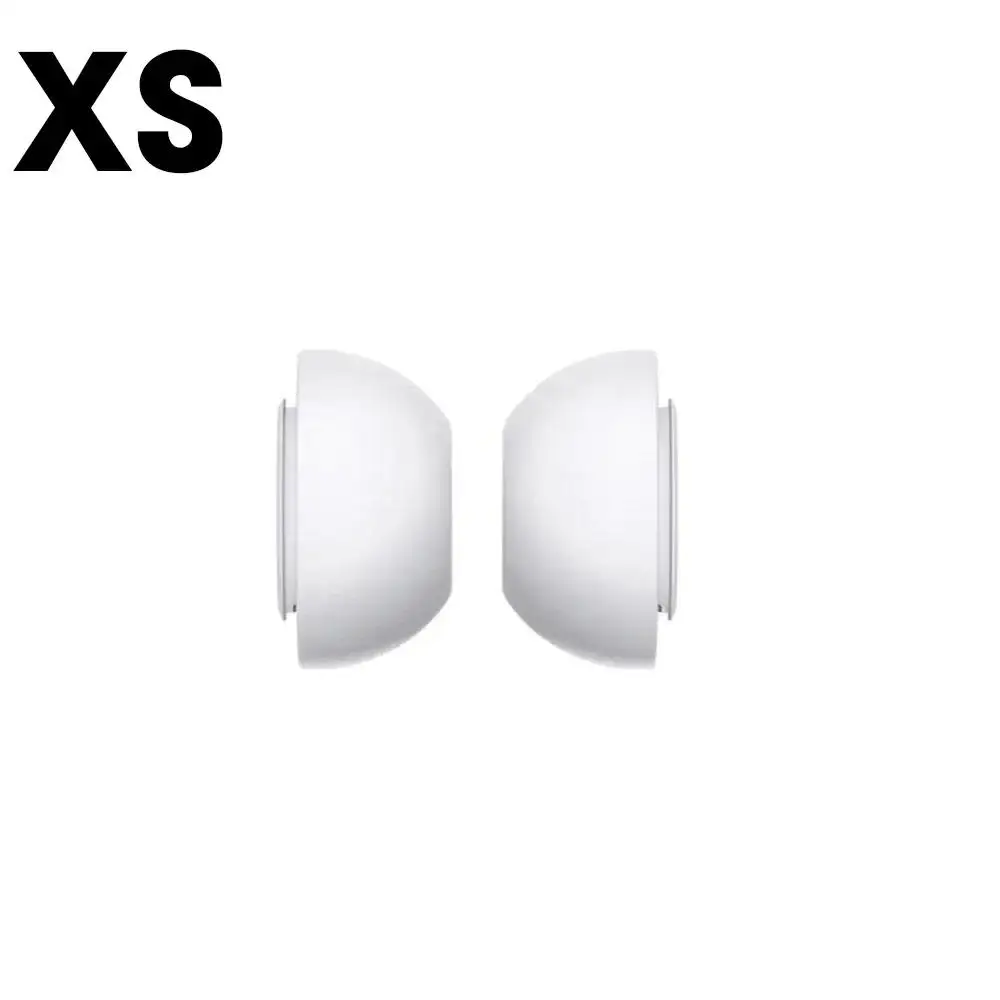 1-4 Pairs Silicone Ear Tip Cover Replacement Earbud XS/S/M/L Size Silicone Earbud Tips Covers for AirPods Pro 1st 2nd generation: 3XS / Dim gris