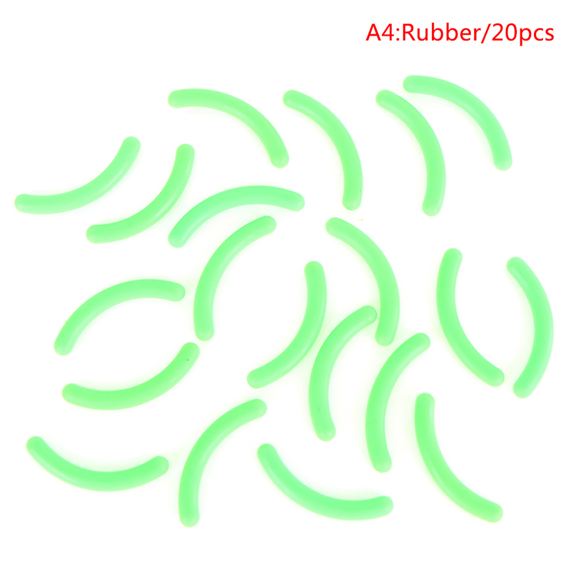 20 stuks damesmode navulling wimperkruller rubber elastische vervanging pad siliconen gel clip pads oogmake-up gereedschap