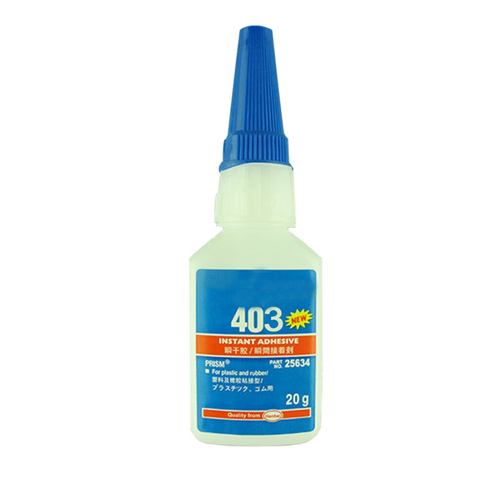 Super Lijm 20G Instant Lijm Sneldrogende Fles Voor Plastic/Hout Vloeibare Lijm Voor Kantoor/School sterker 406/480/403/495: 403