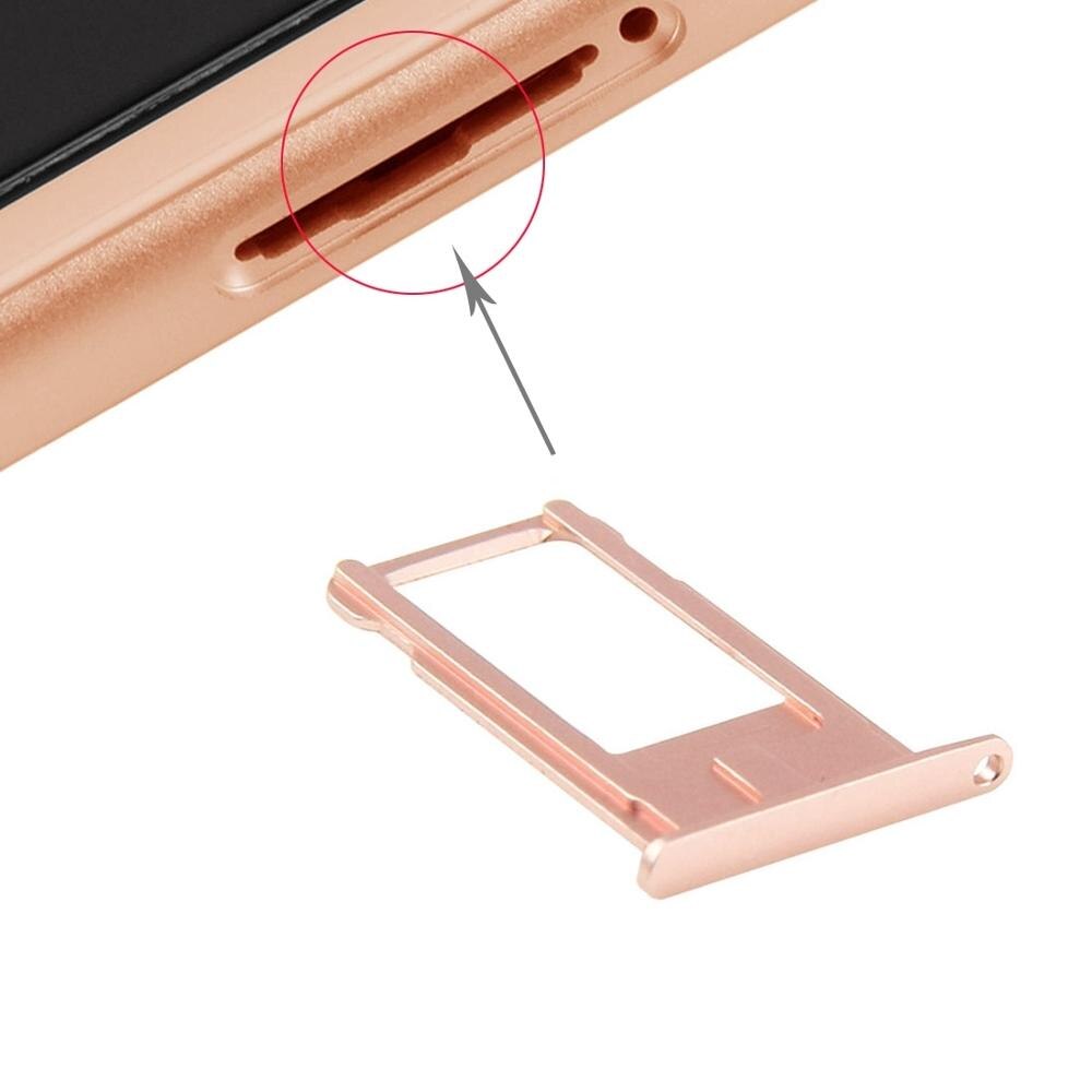 voor iPhone 6 Plus Kaart Lade reparatie: Rose Gold