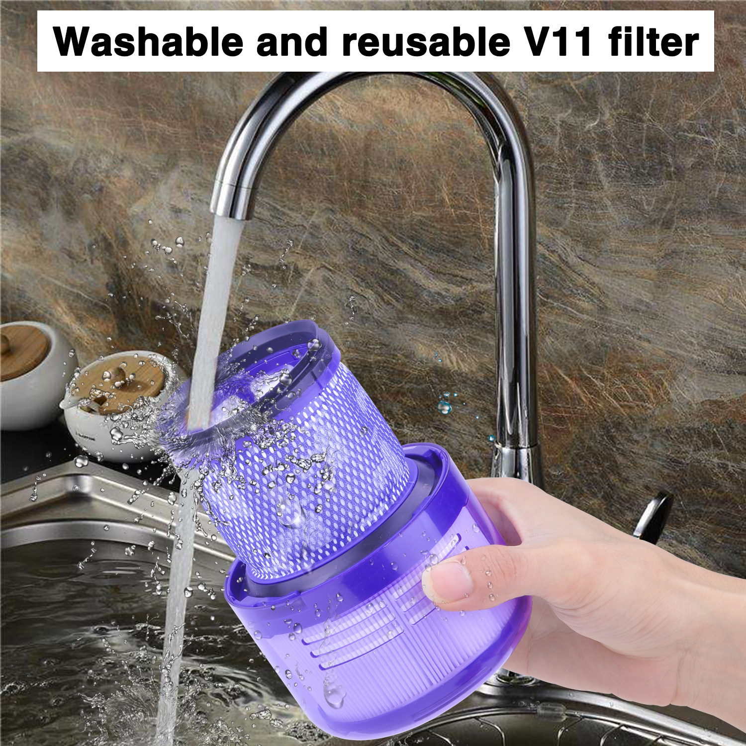 Staubsaugerfilter-ersatzteile kompatibel mit dyson  v11 torque drive  v11 animal  v15 sv14 detect akku-staubsaugern