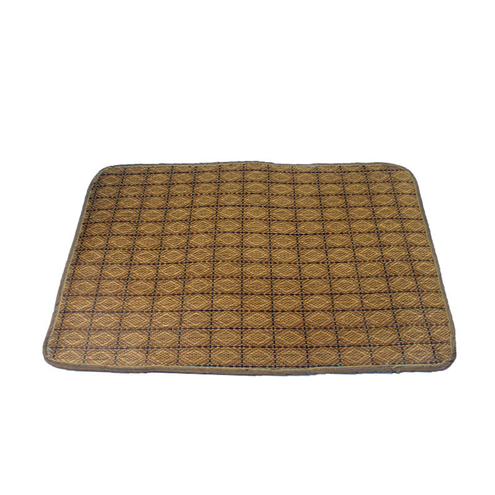 Été chat hamac lit maison pour animaux de compagnie pour chiens chiot paresseux tapis coussin chaise longue pour chats chaton chalets hiver fournitures de couchage pour animaux de compagnie: D-Bamboo mat