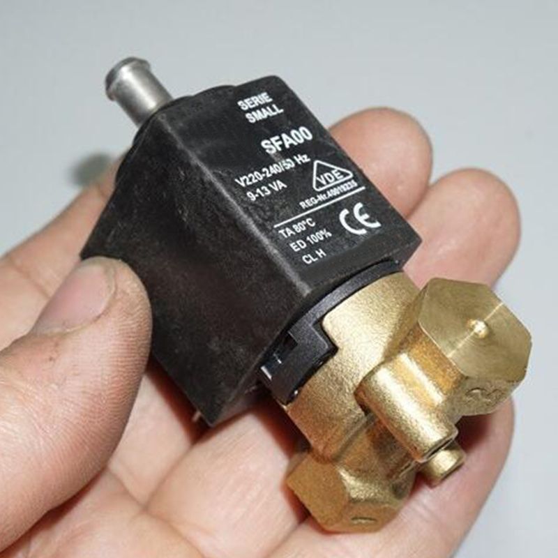 Elettrovalvola per macchina da caffè AC 220V interfaccia G1/8 solenoide di vapore ad alta temperatura e alta pressione di tipo normalmente aperto
