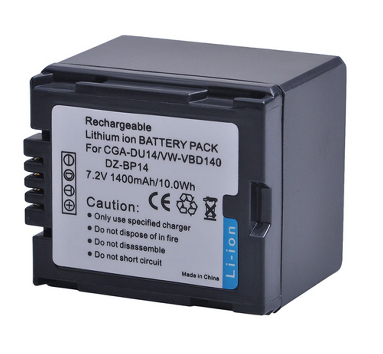 Batterie Rechargeable Lithium-ion pour Hitachi DZ-BP07PW, DZ-BP07S, DZ-BP14S, DZ-BP14SJ, DZ-BP14SW, DZ-BP21SJ, DZ-BP21SW,,