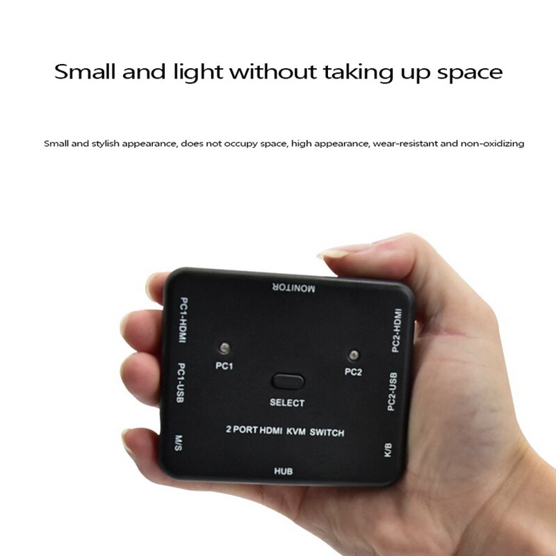 Impresora Kvm-3D con teclado 2,0, adaptador Usb, compartir señal, 4K x 2K