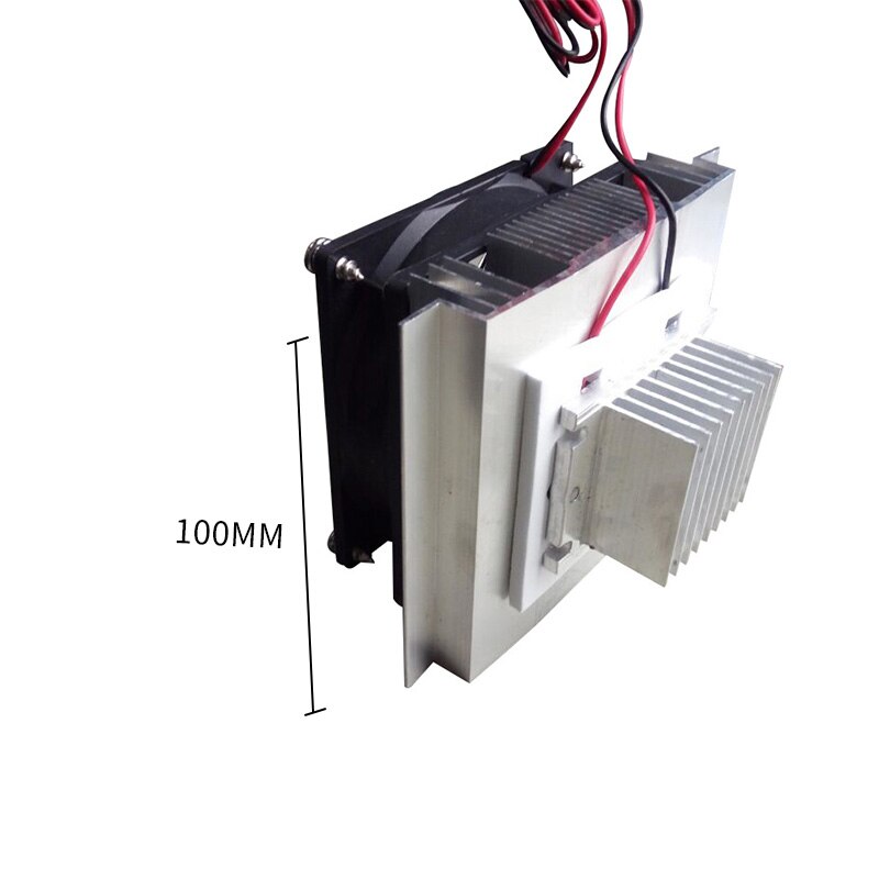 1pc Thermoelectric Peltier Refrigeration Cooler DC 12V Semiconductor Air Conditioner Cooling System DIY Kit: yellow