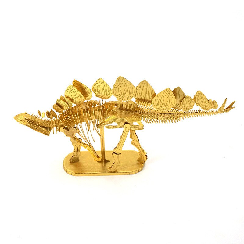 Jurassic Park 3D Metal Puzzle dinosaur Skeleton Tyrannosaurus Rex model KITS Assemble Jigsaw Puzzle Toys For Children: A