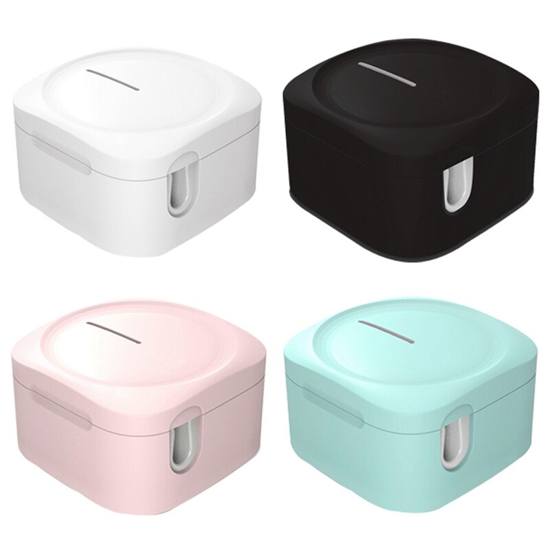 LED Portable Toothbrush Disinfection Box Without Plug-in and Wall-Mounted Sterilizings Toothbrush Holder