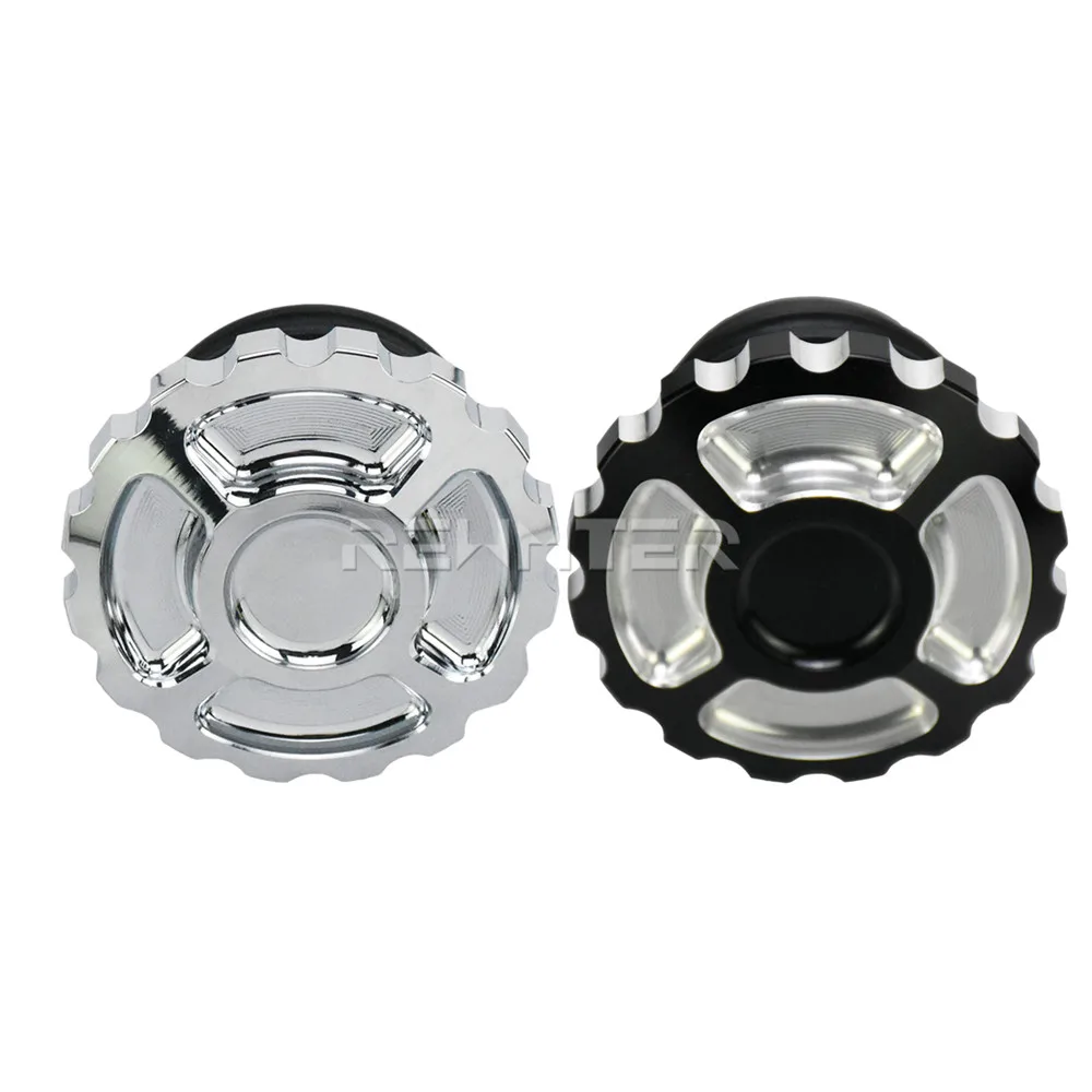 Motorcycle CNC Aluminum Fuel Gas Tank Vented Decorative Oil Cap For Harley Touring Road King Softail Dyna Sportster XL 1200 883