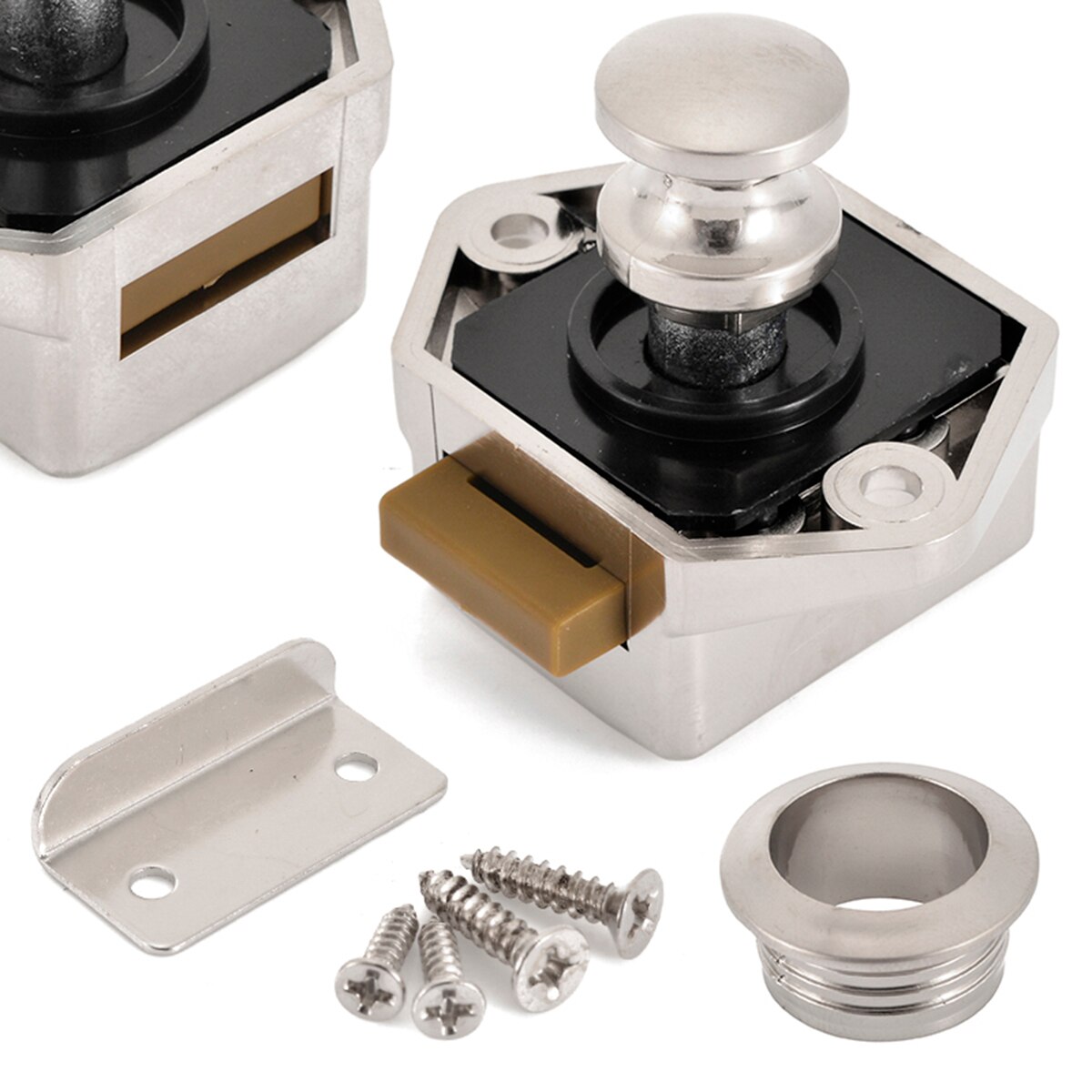 Mini Caravan Camper Blocco Mayitr Push Button Cassetto Armadio Porta di Cattura di Blocco di Alta Qualità Serratura della Porta