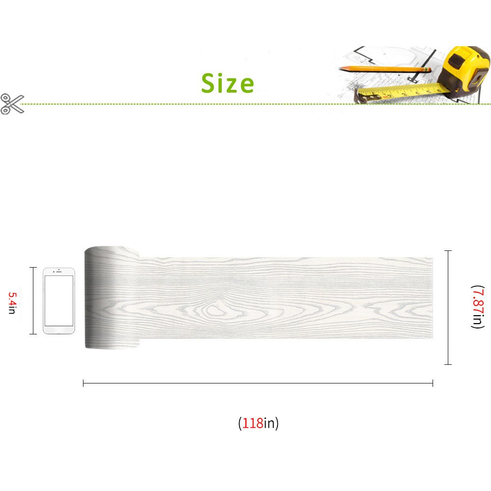 0.2m*3.0m Home PVC Floor Sticker Self-adhesive Floor Sticker Quick Easy To Use Waterproof Wear-resistant Moisture-proof