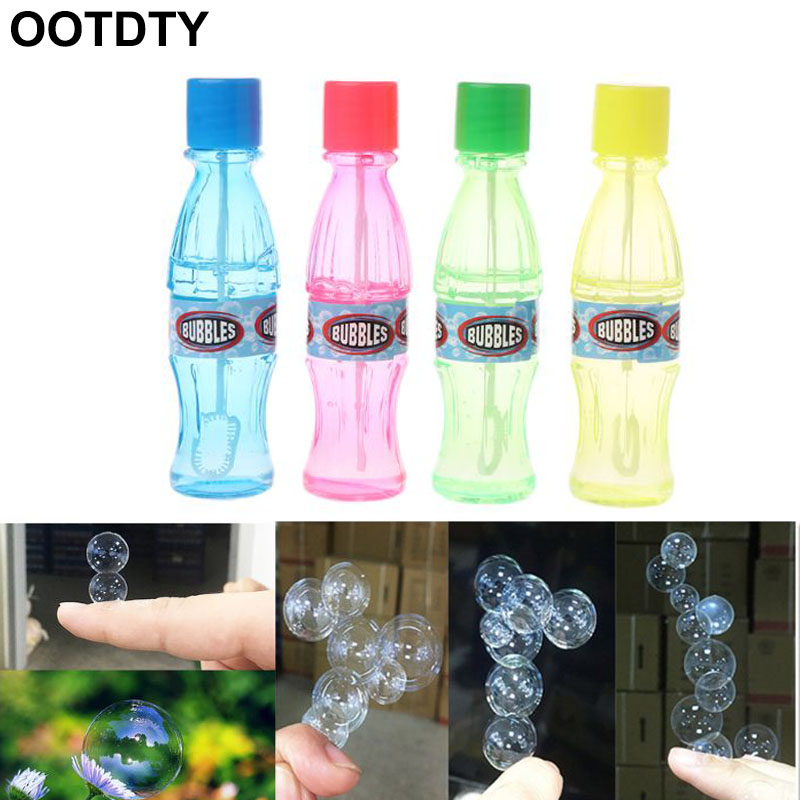 Super Magic Bubble Soap Cola Bottles Won't Burst Bubbles Blower Magic Toy Wedding Party Favors Bubbles Maker Kids Outdoor