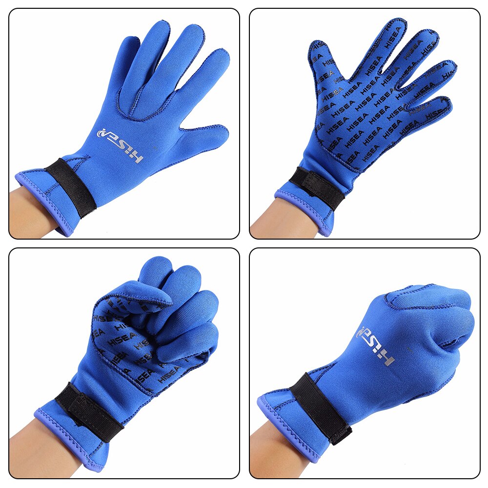 Neopreen 3Mm Duiken Handschoenen Outdoor Koude-Proof Winter Zwemmen Duikuitrusting Scuba Dive Snorkelen Vijf Vinger Handschoenen