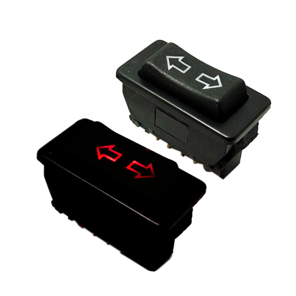 1 Stks/set 5Pin 12-24V Auto Power Elektrische Raam Schakelaar Met Lamp Universele Voor Auto 'S