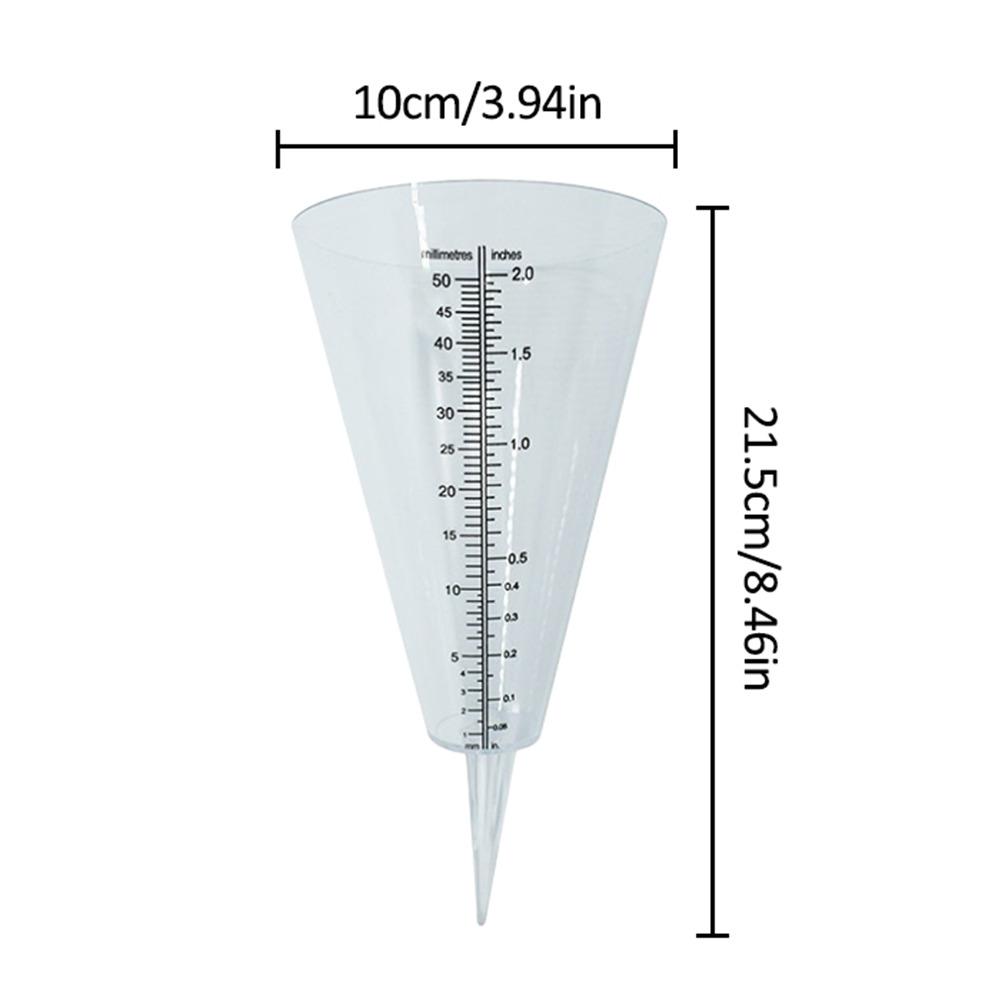 Nyeste kegle regnmåler konisk regnmåler til udendørs havehavemåling