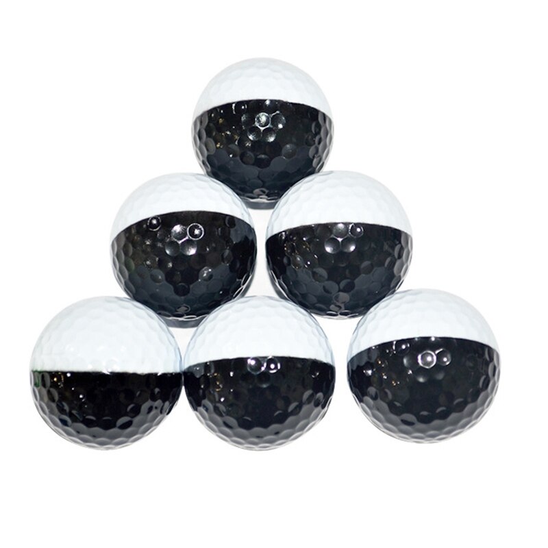 6 stuks golfballen beginners oefen driving range trainingsgolfballen voor heren