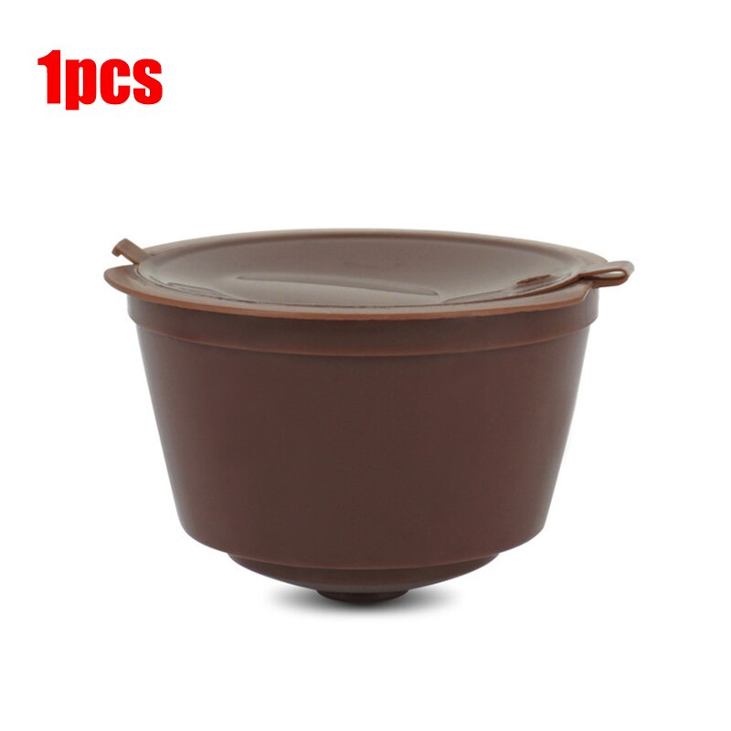 Kaffee Filter Tasse Wiederverwendbare Kapsel Kaffee Tasse Filter für Nescafe Nachfüllbare Kaffee Tasse Halter Pod Sieb für Dolce Gusto: Licht Grau