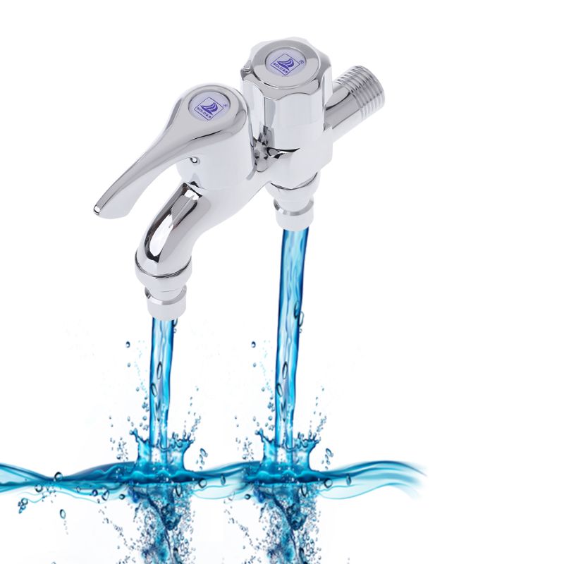 Multifunctionele wasmachinekraan dubbele uitlaat dubbele aansluiting waterkraan