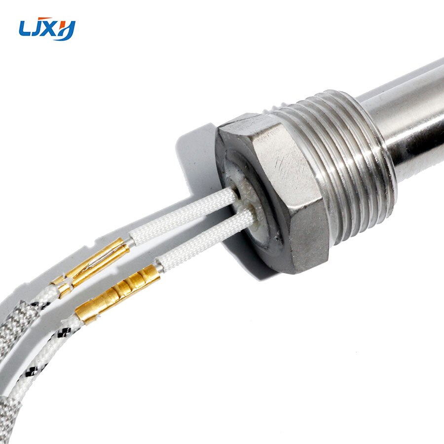 Ljxh  dn15 (1/2 &quot;) gevindpatron varmelegeme varmeelement 12 x 100/150/200 rør størrelse 300w/500w/800w/1000w til vand