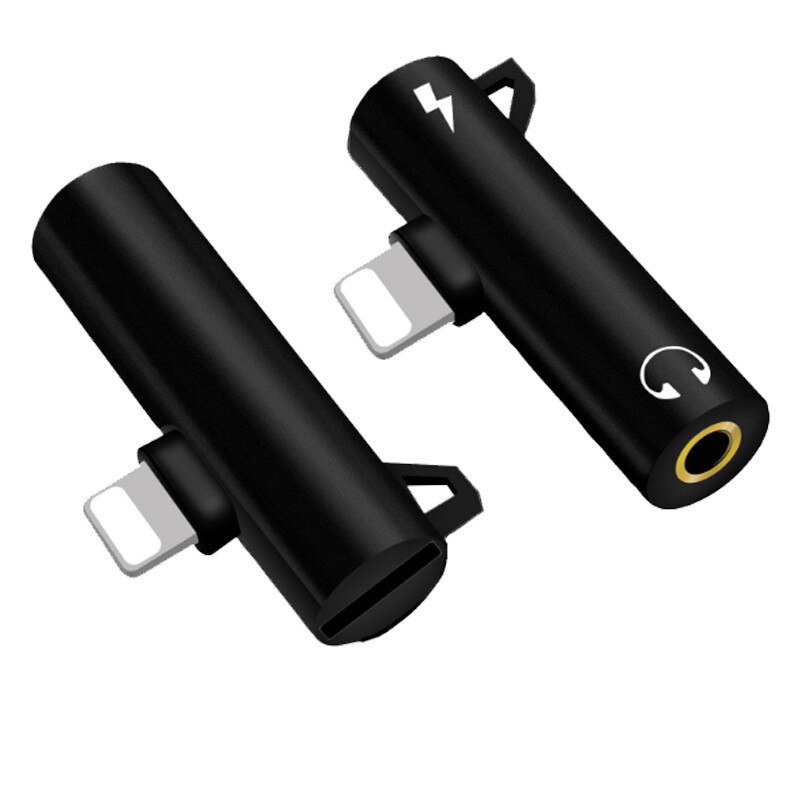 Adapter oplaad- en headsetaansluiting voor mobiele iphone converter oortelefoon oplaadsplitter voor iphone 11 12 pro xs
