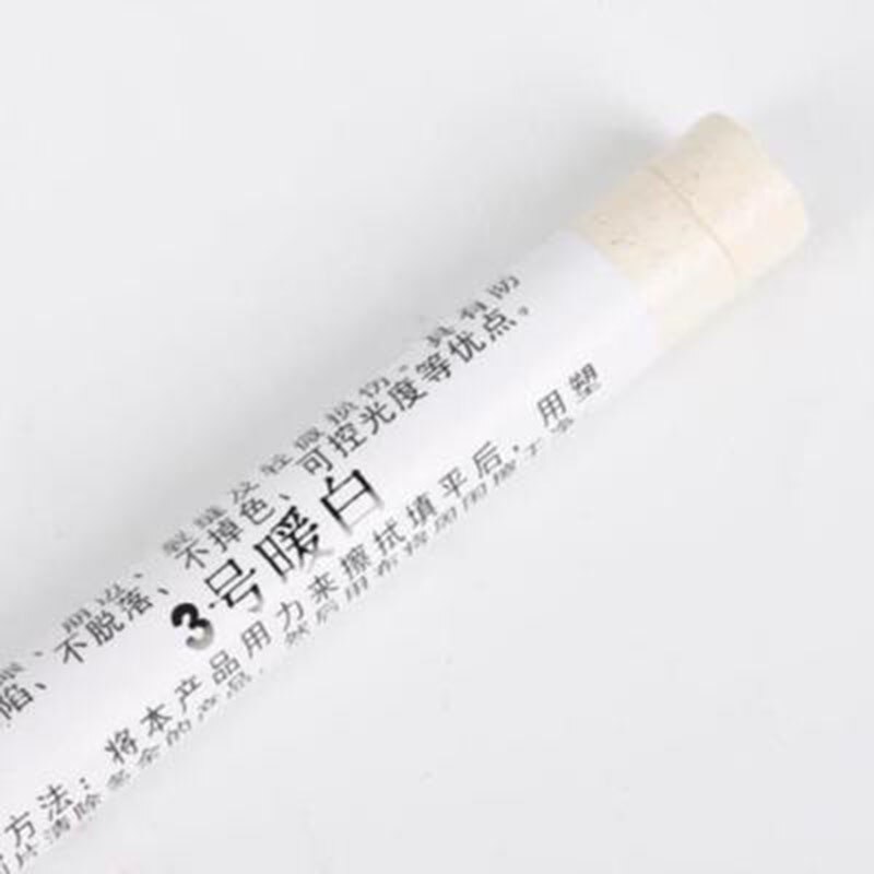 Floor Repair Furniture Repair Wax Wooden Pens Damaged Scratch Repair Crayons Repair Materials Floor Cleaner: White