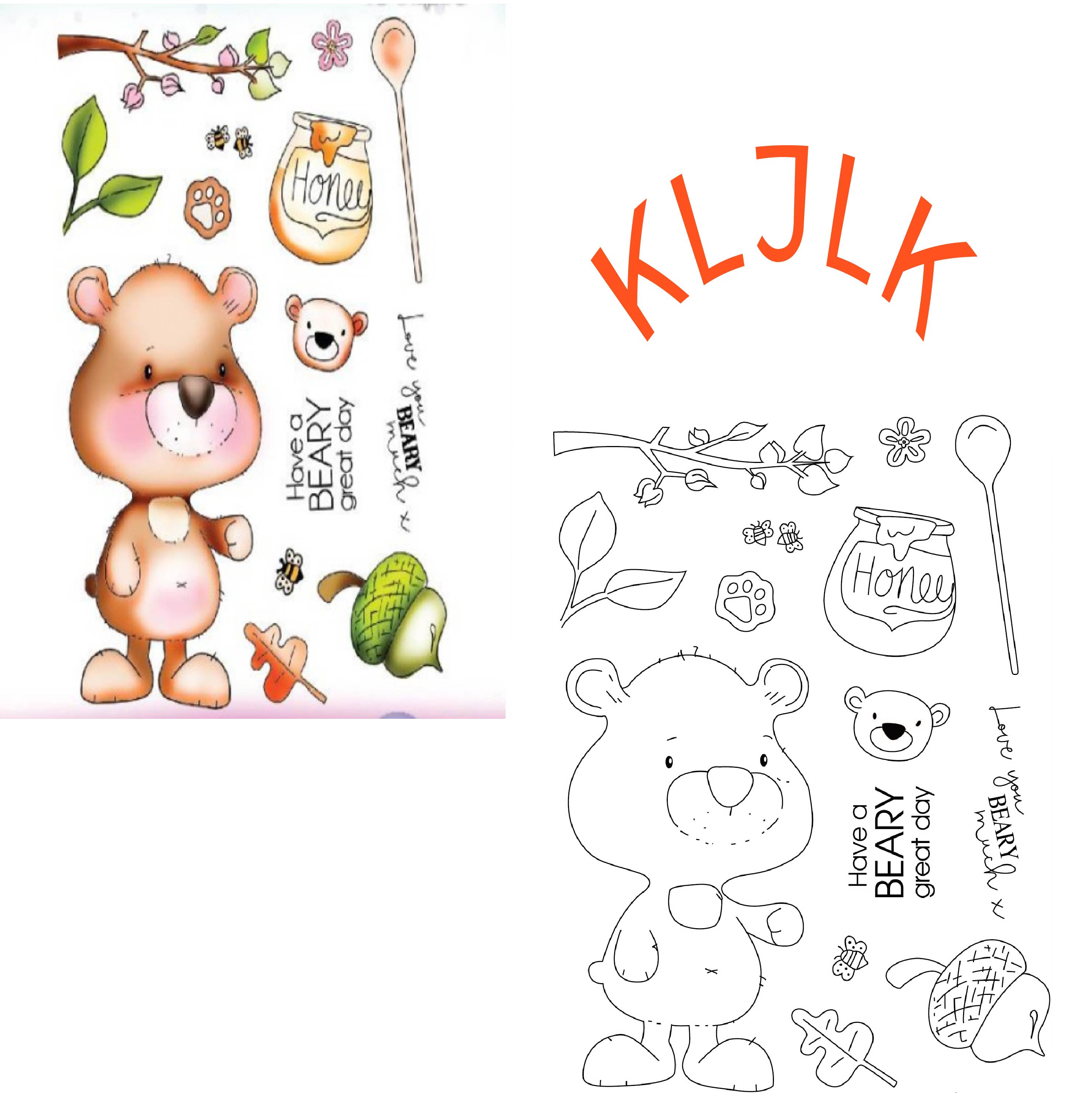 Flowers butterfly Transparent Clear Silicone Stamp/Seal for DIY scrapbooking/photo album Decorative clear stamp: 763 / stamp