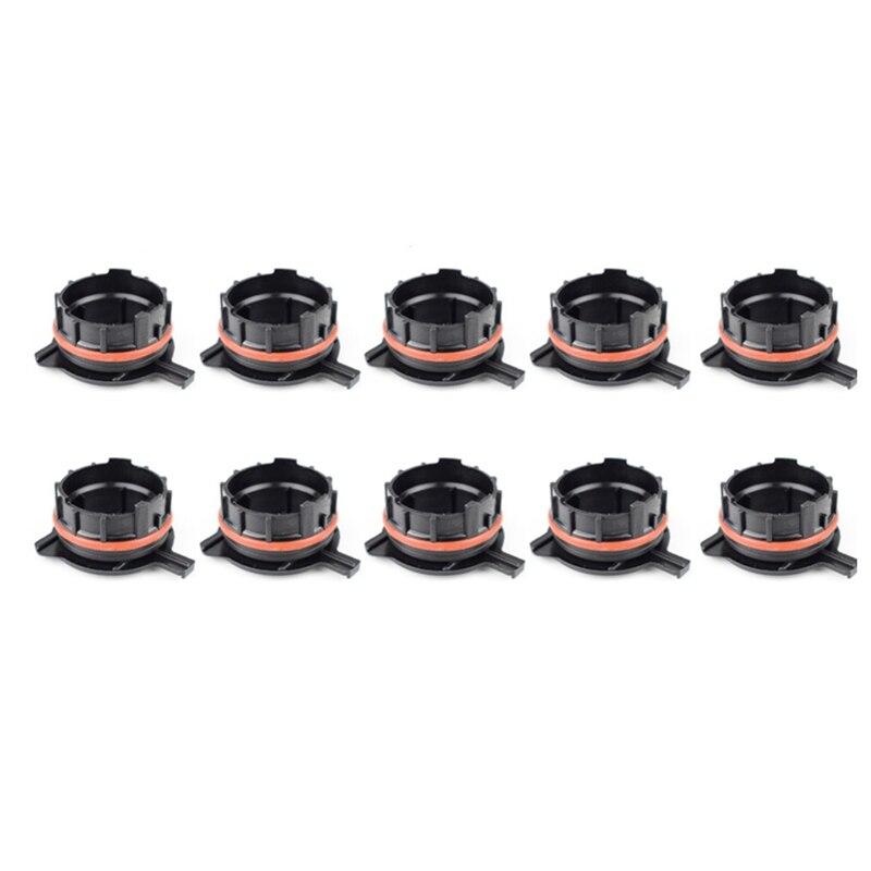 Adaptador h7 para e39 farol suporte da lâmpada de carro soquete para mercedes-benz-bmw led adaptador dyoung d124 10 pçs: Default Title