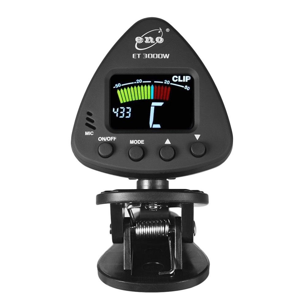 ENO ET3000W Flute Tuner Wind Instruments Tuner Supports Mic & Clip-on Tuning Modes for Saxophone Clarinet Trumpet Flute: Default Title