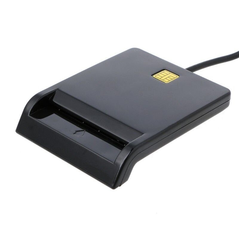 Usb 2.0 Smart Card Reader Voor Bankkaart Sim/Atm/Ic/Id Emv Kaartlezer voor Windows 10 8 7 Linux Os Iso 7816