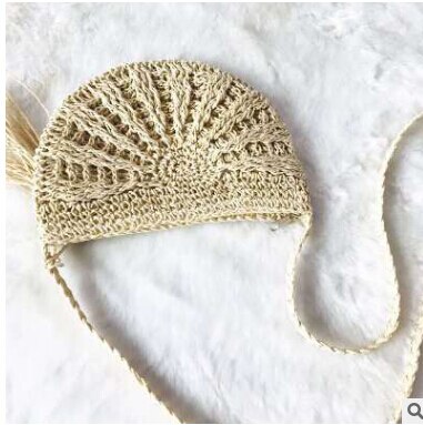 3 de las mujeres bolsa de paja de mimbre tejido bolso verano playa bolsas de vacaciones de playa Casual hecho a mano monederos: Se Beige