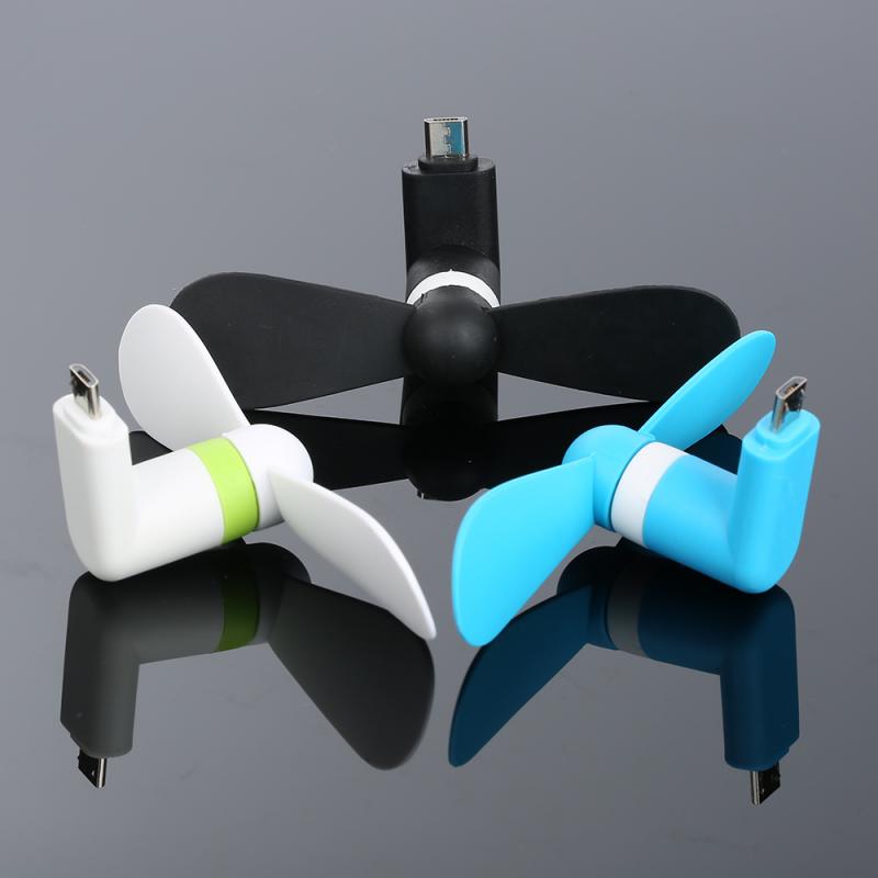Draagbare Mini Cooling Usb Fan Micro Usb Fans Flexibele Zomer Gadget Voor Iphone Mobiele Mobiele Telefoon Accessoire 5V