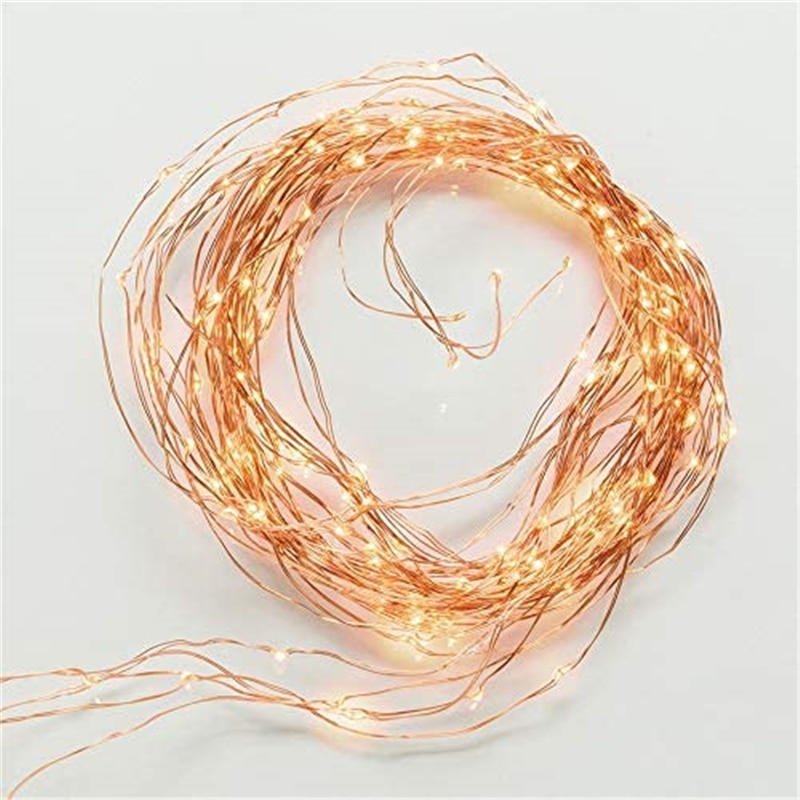 Alltrue utendørs 200 led solar vinstokker gren led string fe lys utendørs hagegjerde tre, varmhvit kobbertråd gren lys