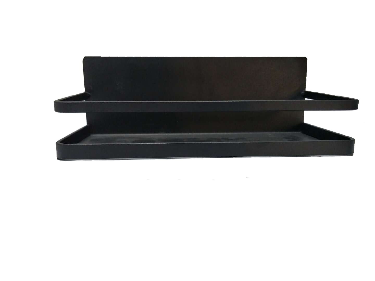 Stainless Steel Magnetic Shelf Strong and Durable for Refrigerator Spice Storage Kitchen Organizer Kitchen Seasoning Rack: A  Black