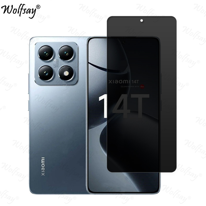 Vidrio templado antiespía para Xiaomi 14T Protector de pantalla de privacidad para Xiaomi 14T 14 T Pro vidrio de cubierta completa para Xiaomi 14T vidrio: Lucent /  Opción2