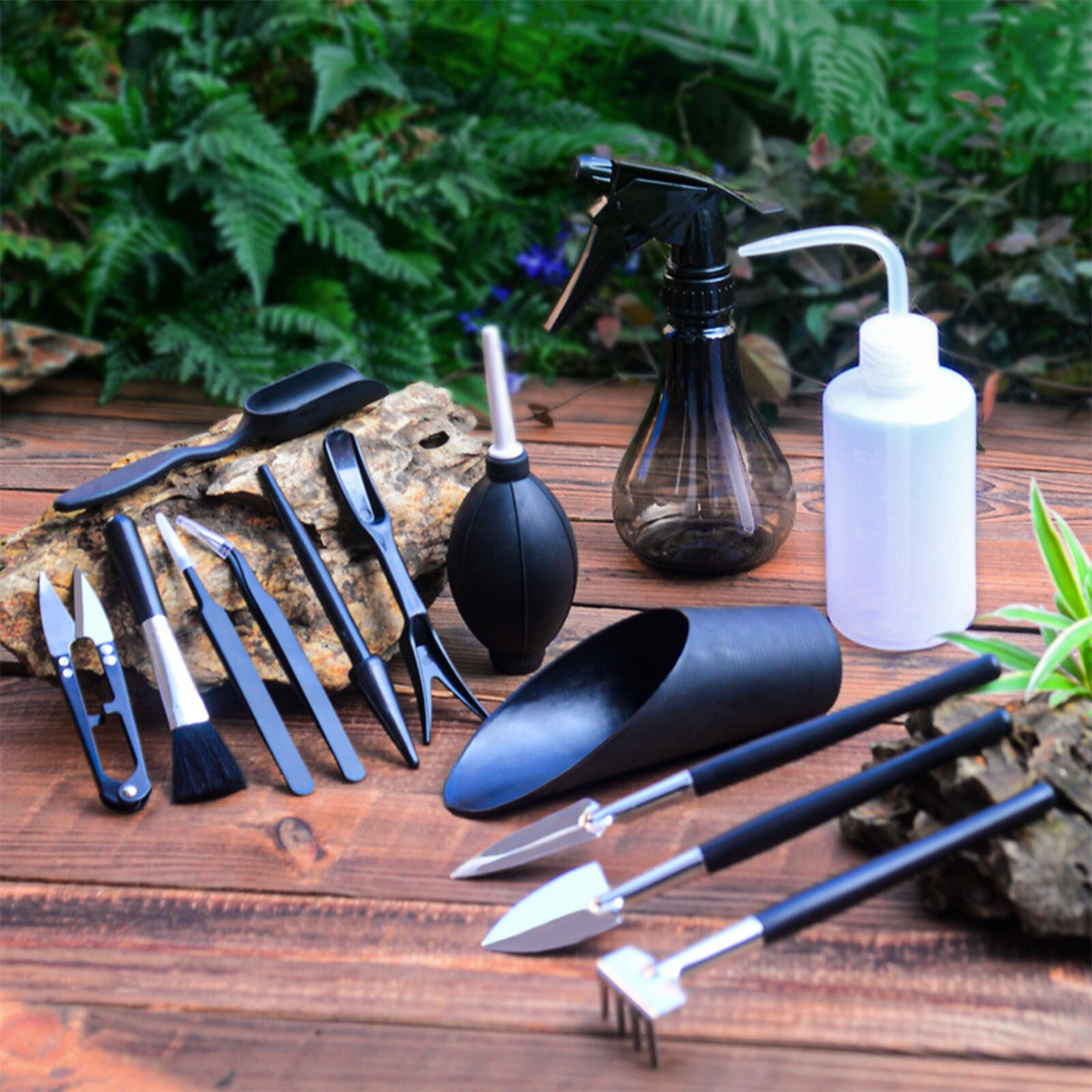 Succulent Plant Tools Garden Hand Transplant Succulent Tools Planting Indoor Mini Fairy Garden Plant Care Kit