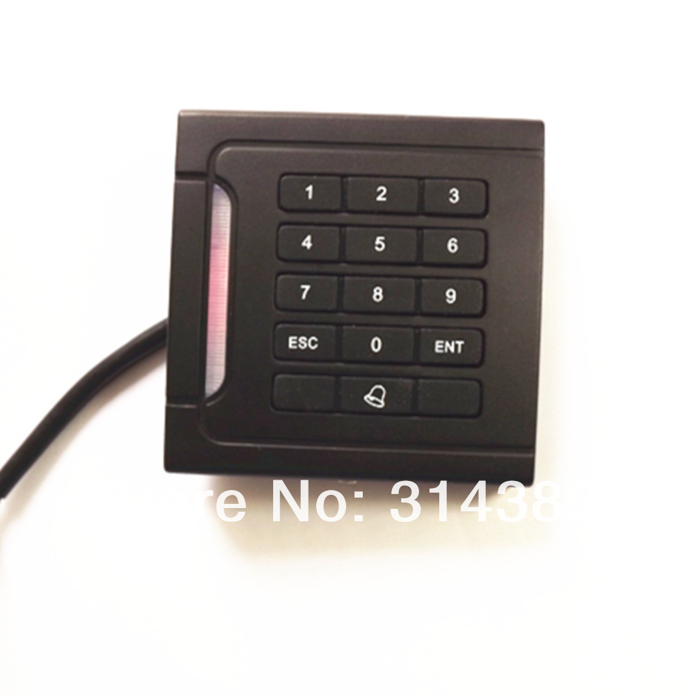 EM4100 125Khz Keypad Pincode 86*86mm KO Knock out box WG26 RFID ID card READER