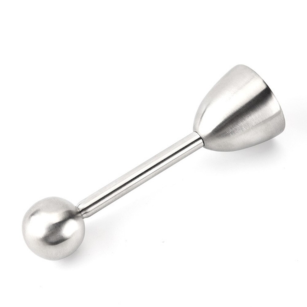 Roestvrijstalen Gekookt Ei Topper Shell Top Cutter Klopper Opener Keuken Tool # T2