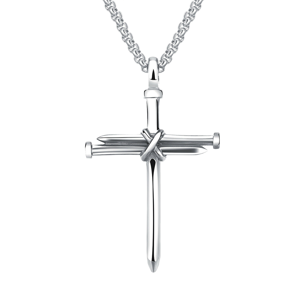 Punk Cool Street Style Necklaces Vintage Gothic Cross Pendant Necklace for Men and Women Hip-pop Neck Chain Jewelry: I