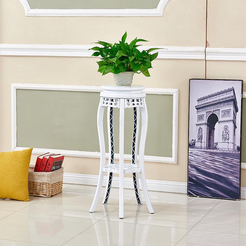 Flower stand plastic multi-layer pot rack single antique living room balcony indoor floor storage shelf: 80cm