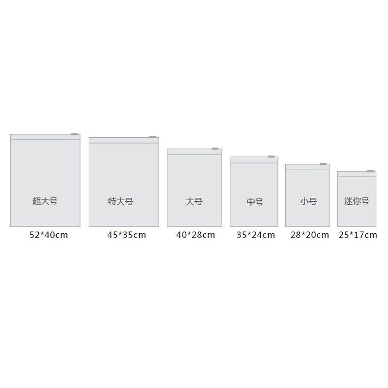 Eva reseförseglingspåse kläder klassificering transparent vattentät tvättpåse kosmetikapåse