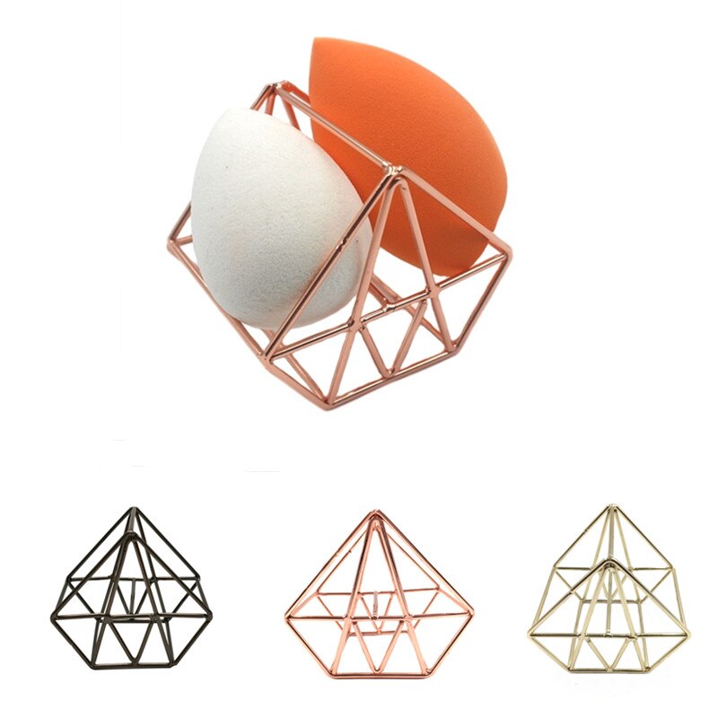 Puffs Rack 1Pc Metal Cosmetic Puff Rack Cosmetic Holder Blend... – Grandado