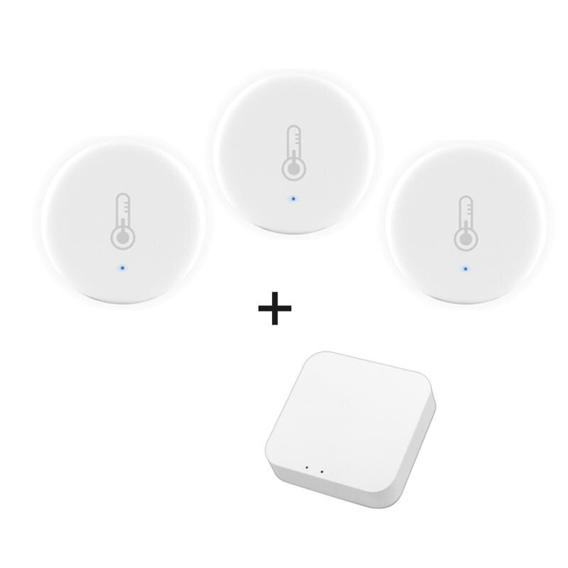 Tuya APP-Sensor inteligente de temperatura, humedad y presión del aire, conexión con batería Zigbee: 05