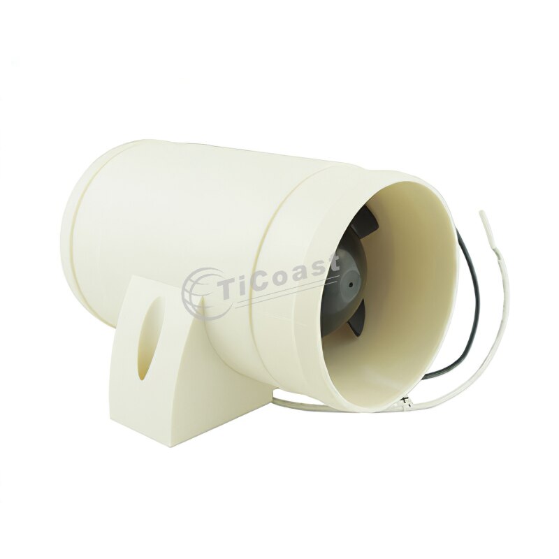 3 inch InLine Air Blower Ventilation Fan 12V Corrosion Resistant ABS Marine Boat Bilge Engine Galley Marine Silent