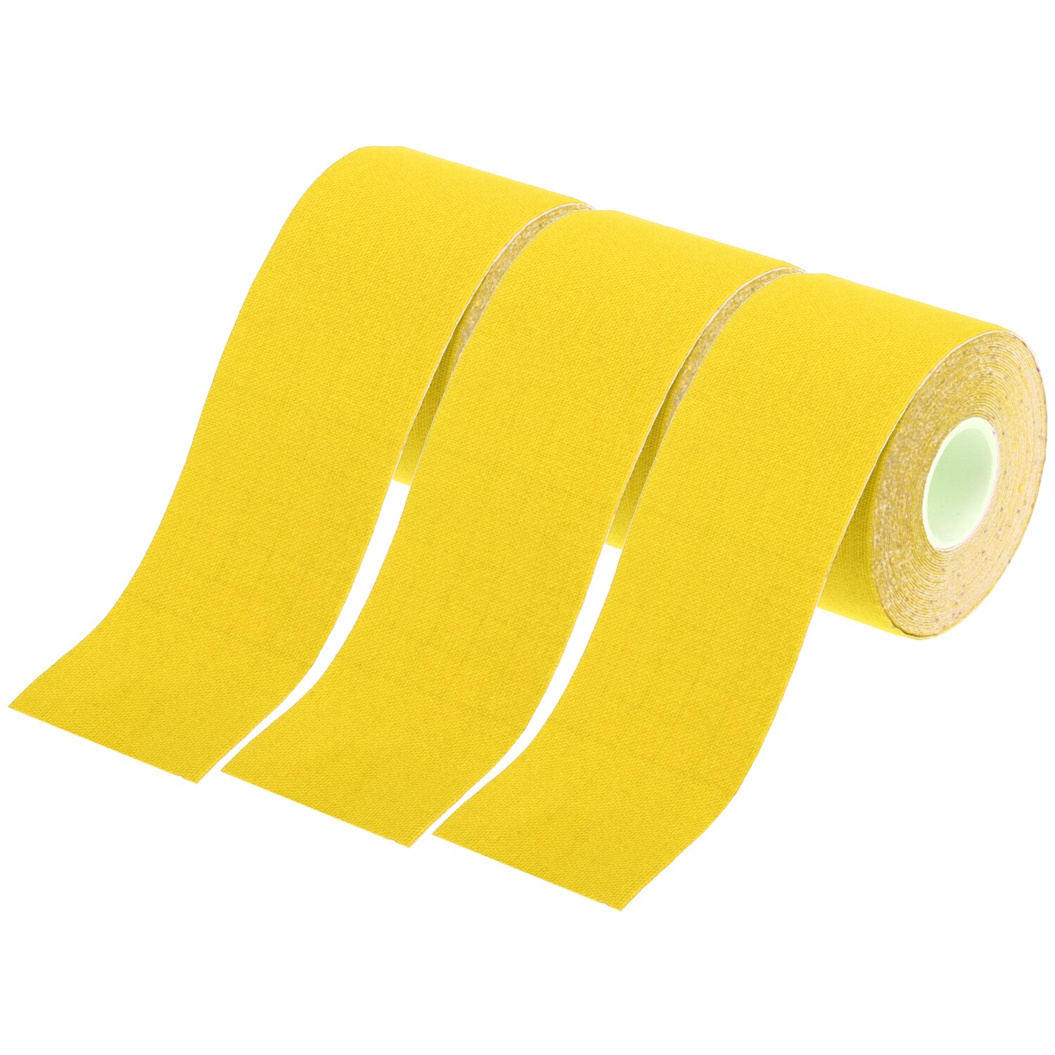 3 Packs 5 M Kinesiologie Tape Atletische Spier Bandage Therapeutische Sport Tapes Knie Schouder Elleboog Elastische Sport Bandage Spier: Yellow